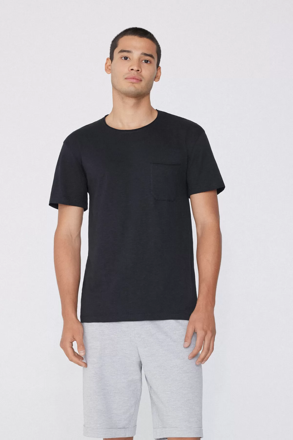Tezenis Maglietta Uomo Cotone Morbido con Taschino Frontale - T-Shirt Casual da Giorno