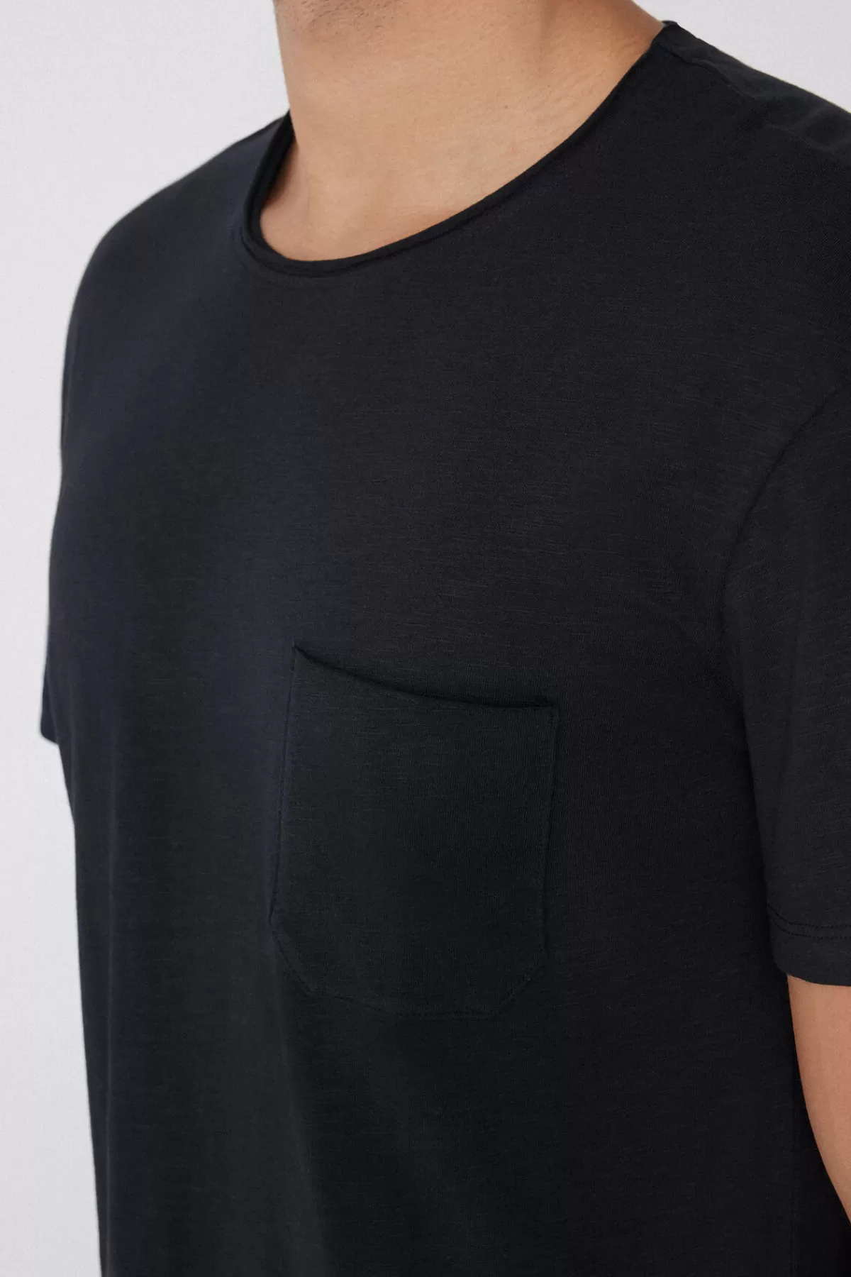 Tezenis Maglietta Uomo Cotone Morbido con Taschino Frontale - T-Shirt Casual da Giorno