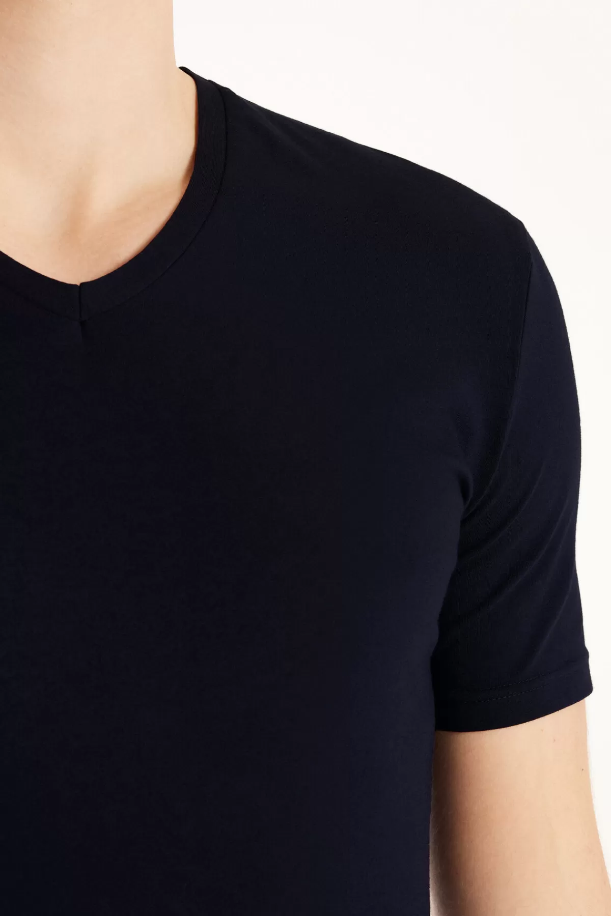 Maglietta Con Scollo a V in Cotone Elasticizzato Confortevole - Tezenis Da Uomo