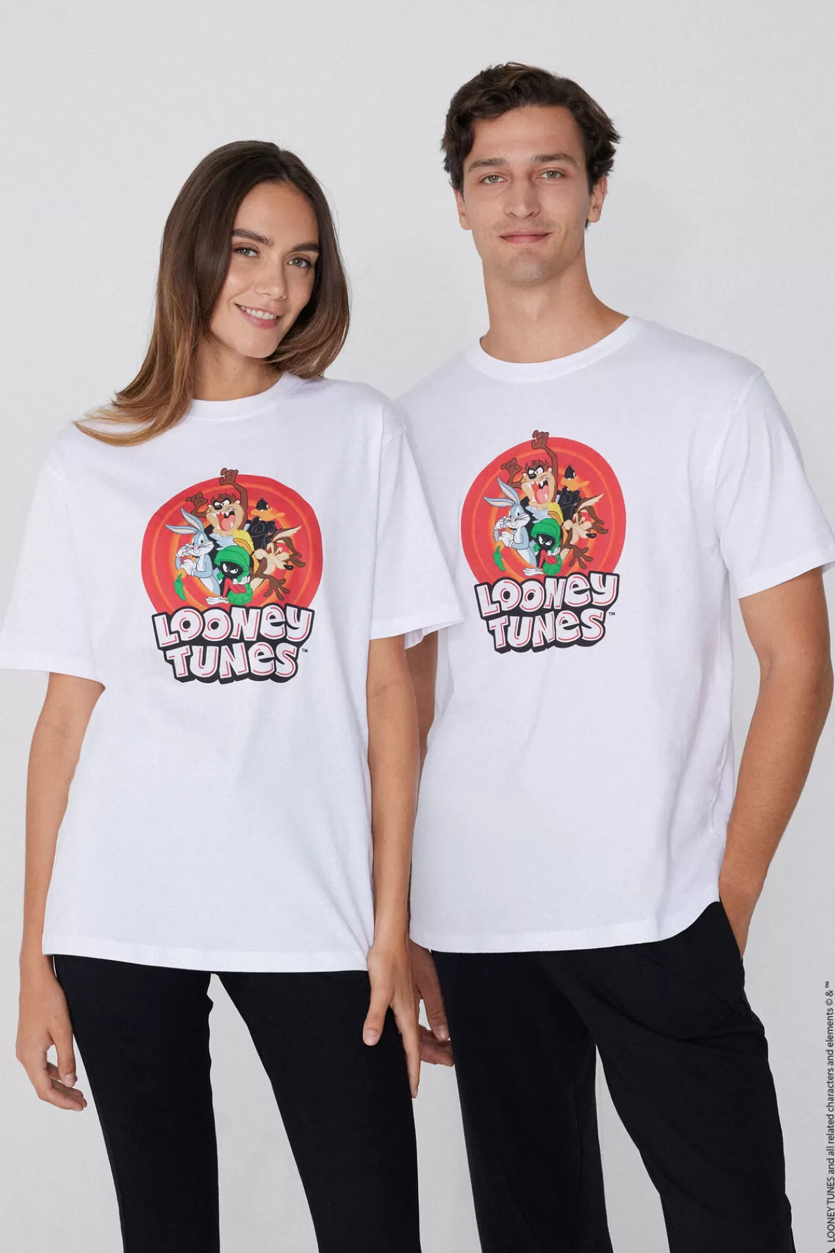 Maglietta Unisex Tezenis Stampa Looney Tunes - Casual Comoda per Donna