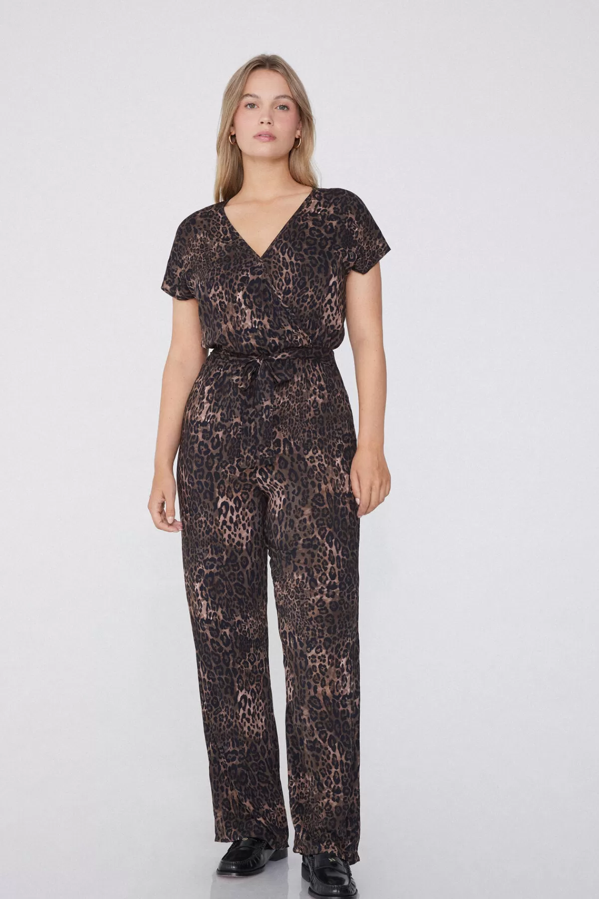 Tuta da Giorno Tezenis in Tessuto Morbido con Maniche Corte - Completo Lungo Donna per Look Casual ed Elegante
