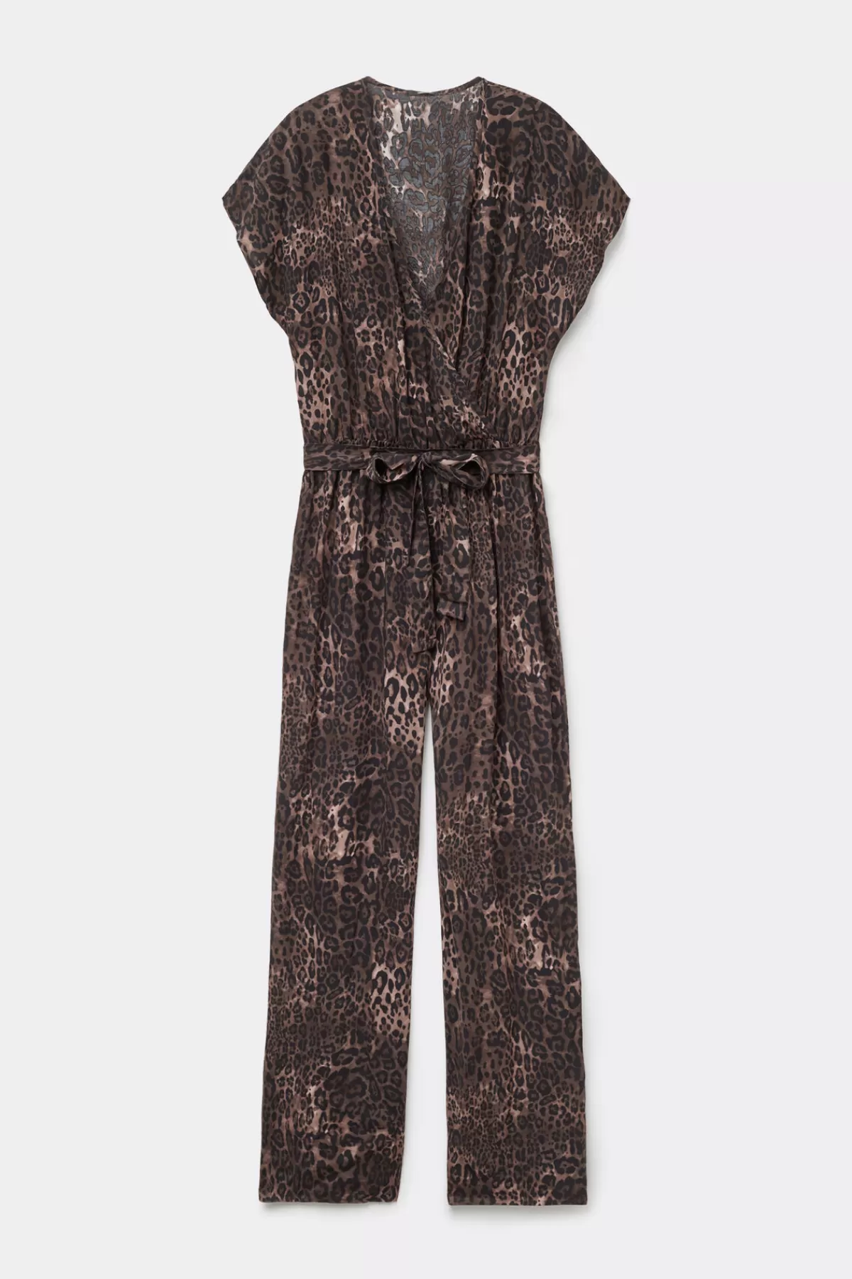 Tuta da Giorno Tezenis in Tessuto Morbido con Maniche Corte - Completo Lungo Donna per Look Casual ed Elegante