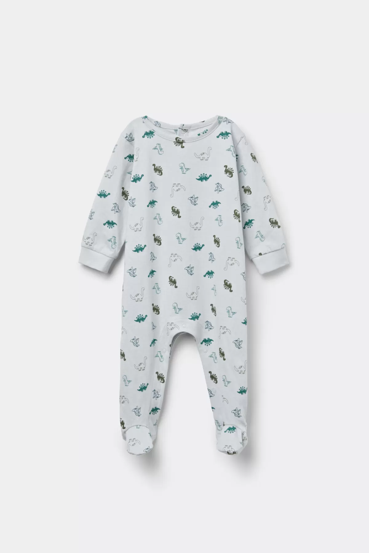Tutina Neonato Tezenis in Puro Cotone con Piedini e Maniche Lunghe - Ideale per i Primi Mesi