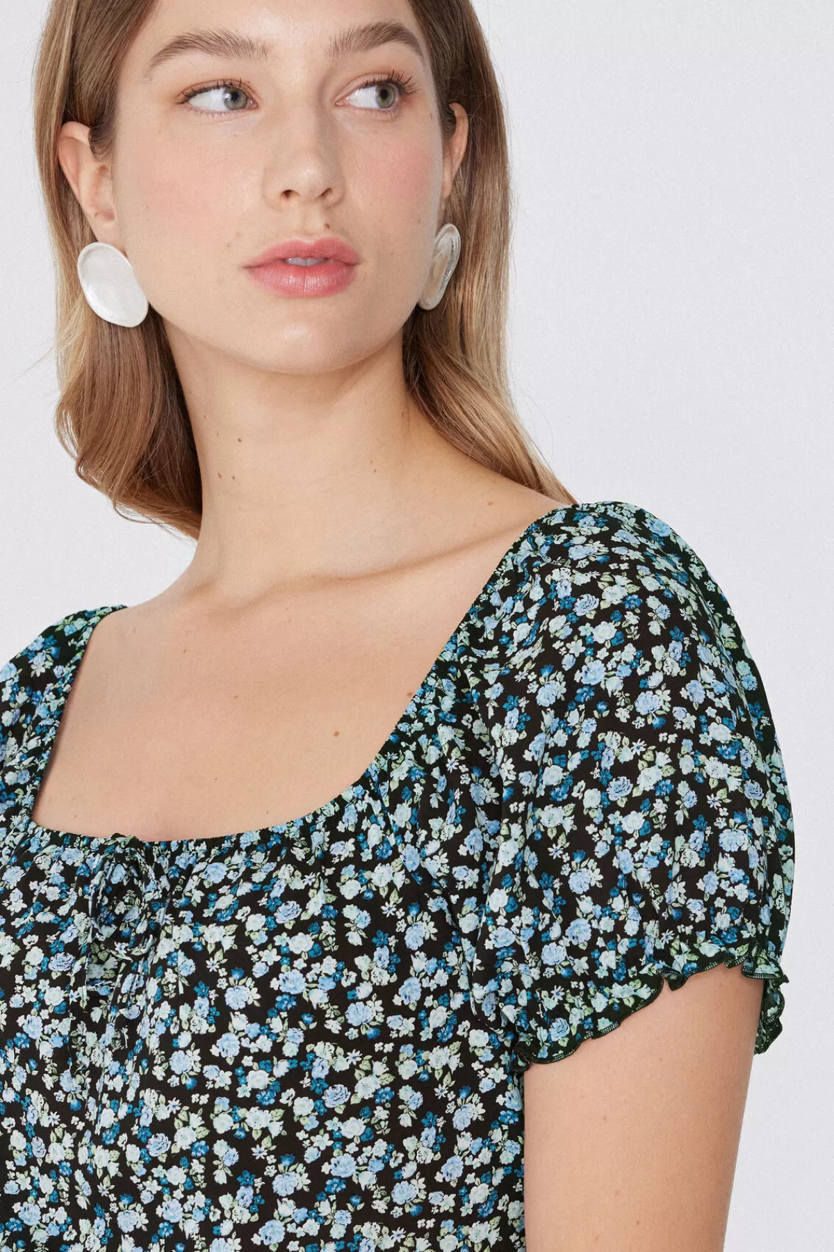Tezenis Abito Mezza Manica Donna in Tessuto Morbido - Vestito Corto Estivo Confortevole