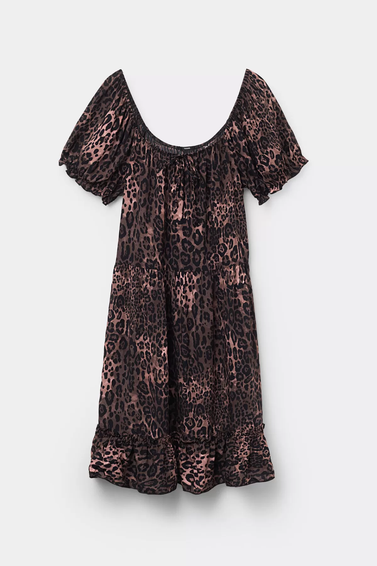 Tezenis Abito Donna in Viscosa Morbida con Maniche Corte, Vestito Estivo Comodo ed Elegante